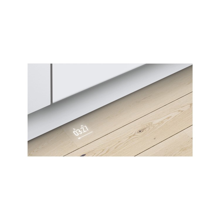 Refurbished Bosch Series 6 Integrated Dishwasher - Smart Wi-Fi B-Rated Silver control panel