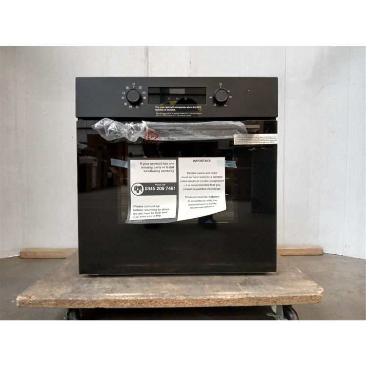 GRADE A2 - Russell Hobbs RHEO7009MB Multifunctional Electric Single Oven - Matte Black