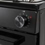Refurbished electriQ 100cm Dual Fuel Range Cooker - Black