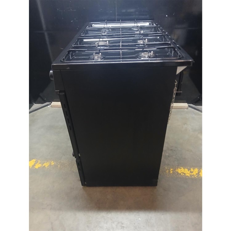 Refurbished electriQ 100cm Dual Fuel Range Cooker - Black