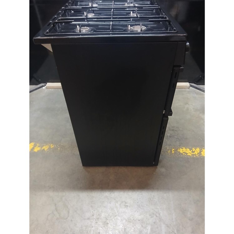 Refurbished electriQ 100cm Dual Fuel Range Cooker - Black
