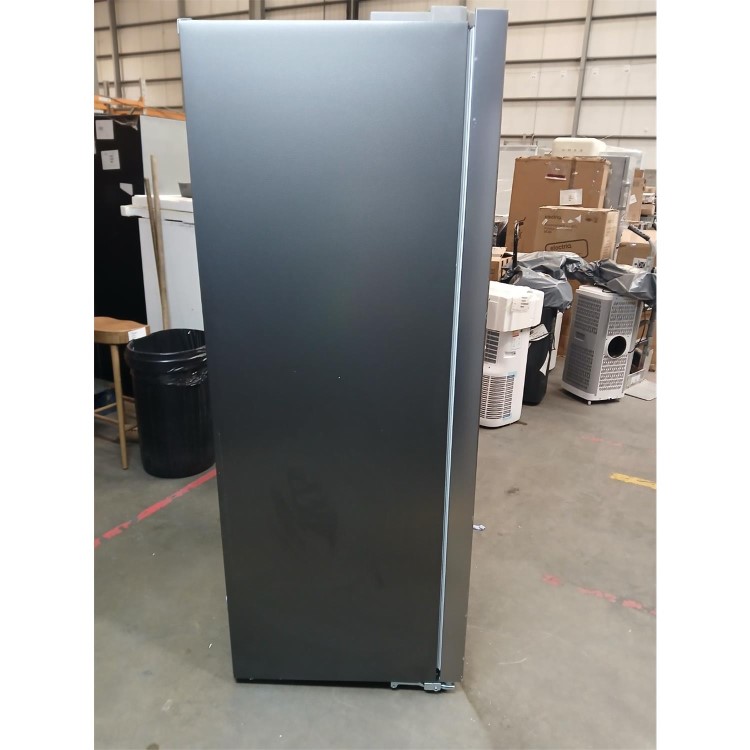 GRADE A2 - Hotpoint 578 Litre Side-By-Side American Fridge Freezer - Stainless Steel
