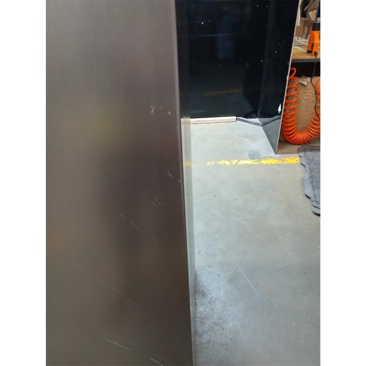 GRADE A2 - Hotpoint 578 Litre Side-By-Side American Fridge Freezer - Stainless Steel