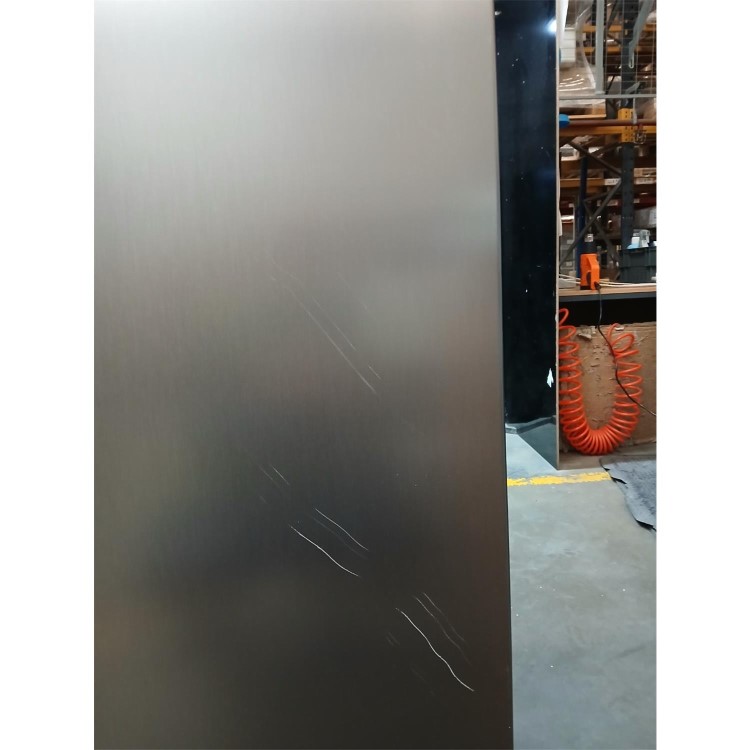 GRADE A2 - Hotpoint 578 Litre Side-By-Side American Fridge Freezer - Stainless Steel