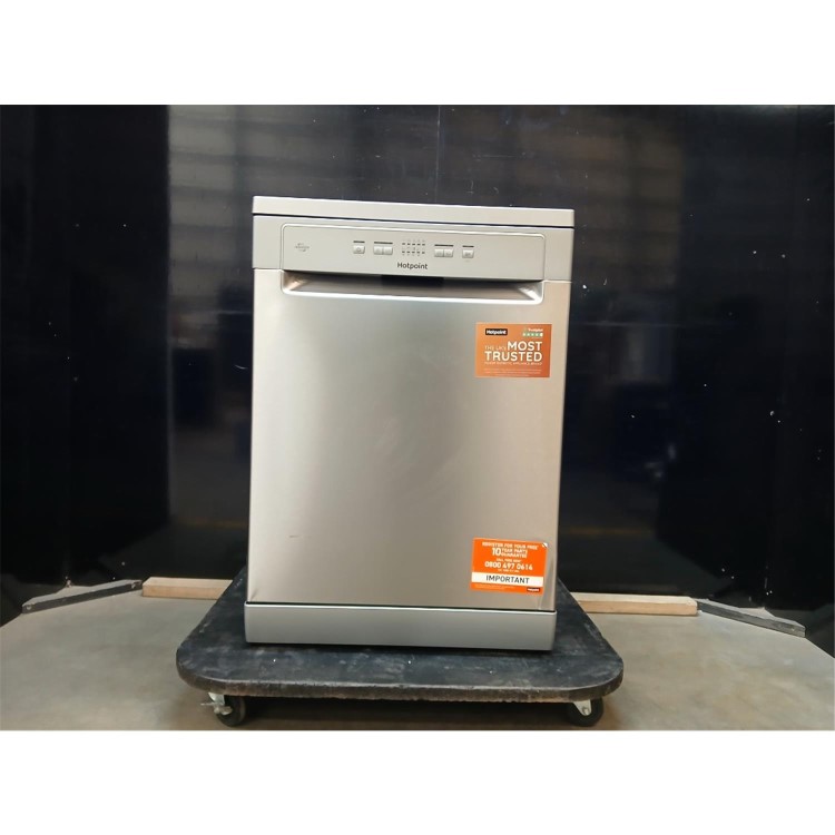 GRADE A2 - Hotpoint Freestanding Dishwasher - Inverter Motor Stainless Steel
