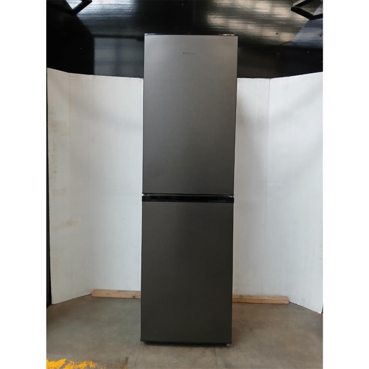 GRADE A2 - Hotpoint 270 Litre 50/50 Freestanding Fridge Freezer - Dark Stainless Steel