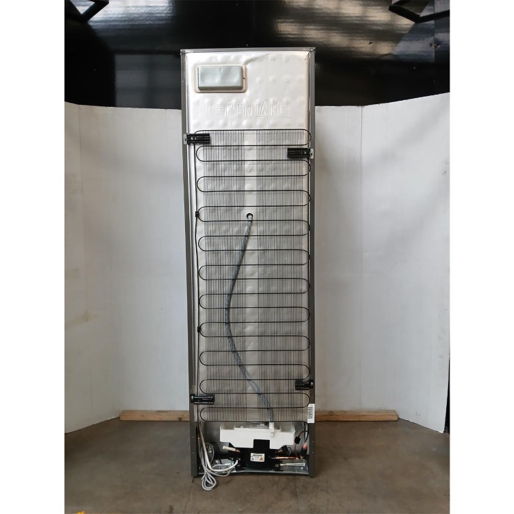 GRADE A2 - Hotpoint 270 Litre 50/50 Freestanding Fridge Freezer - Dark Stainless Steel
