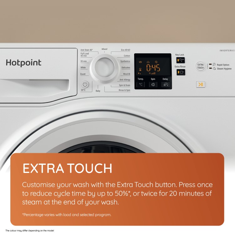GRADE A2 - Hotpoint AntiStain 9kg 1400rpm Washing Machine - White