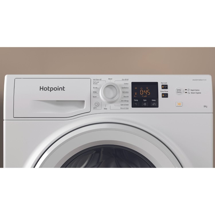GRADE A2 - Hotpoint AntiStain 9kg 1400rpm Washing Machine - White
