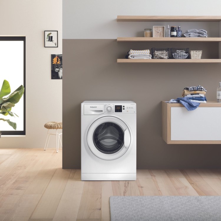 GRADE A2 - Hotpoint AntiStain 9kg 1400rpm Washing Machine - White