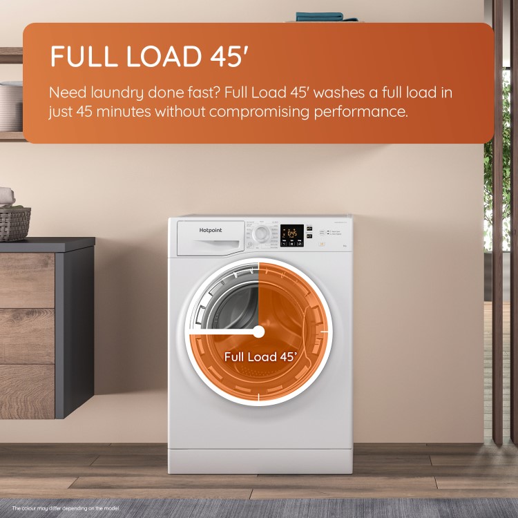 GRADE A2 - Hotpoint AntiStain 9kg 1400rpm Washing Machine - White