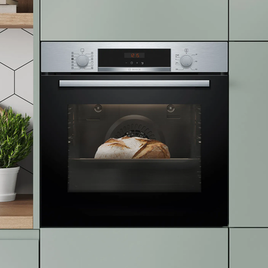 GRADE A2 - Bosch Series 4 HQA574BS3B Electric Self Cleaning Single Oven - Stainless Steel