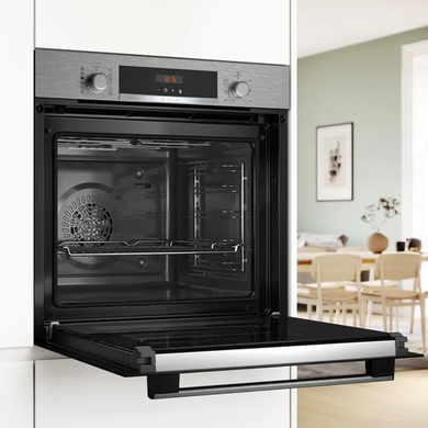 GRADE A2 - Bosch Series 4 HQA574BS3B Electric Self Cleaning Single Oven - Stainless Steel