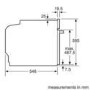 GRADE A2 - Bosch Series 4 HQA574BS3B Electric Self Cleaning Single Oven - Stainless Steel