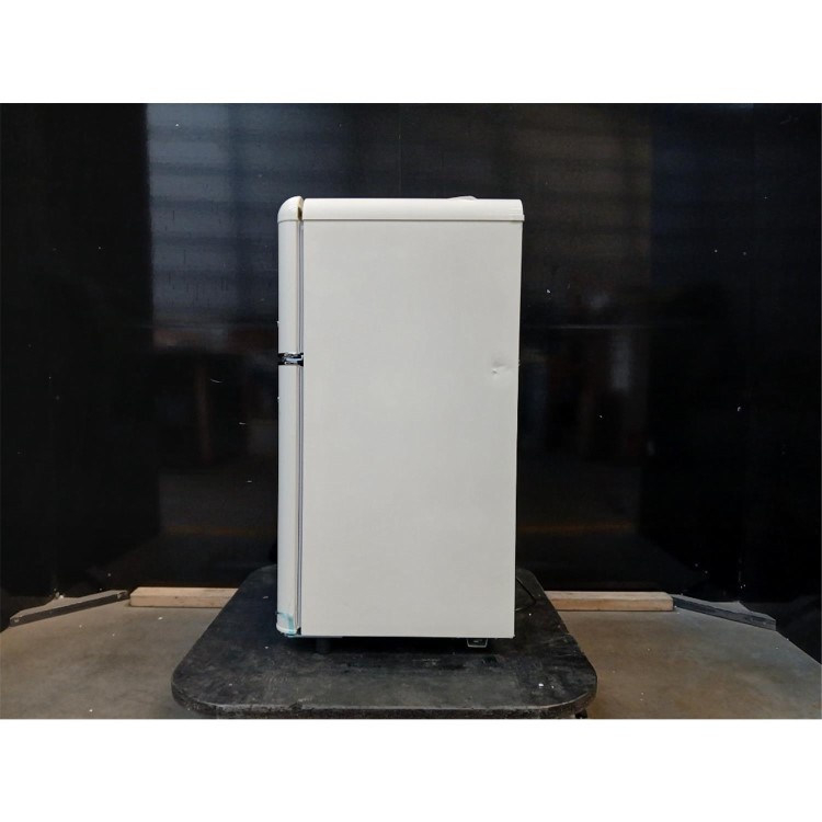 GRADE A2 - electriQ 80 Litre 70/30 Retro Freestanding Fridge Freezer – Cream