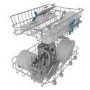 GRADE A2 - Indesit Freestanding Slimline Dishwasher - White