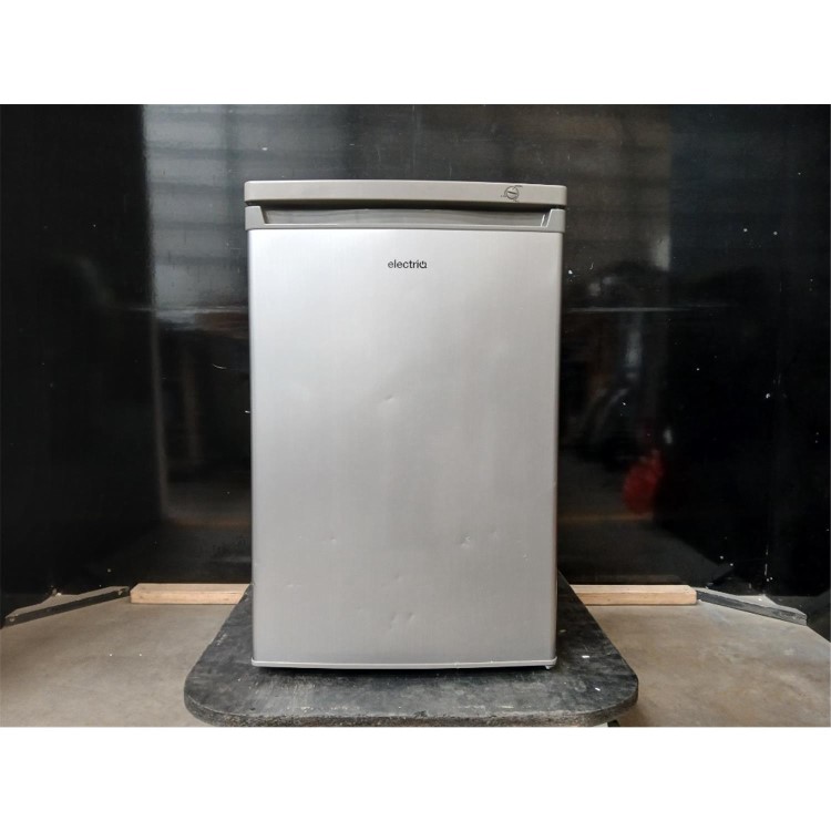 GRADE A2 - electriQ 91 Litre Freestanding Under Counter Freezer - Silver