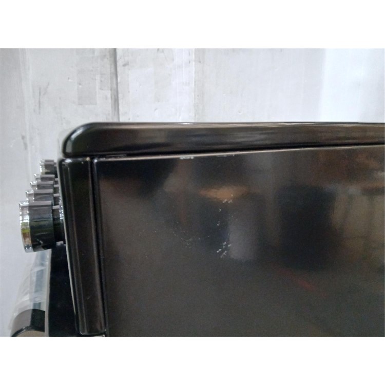 GRADE A2 - electriQ 60cm Double Oven Electric Cooker - Cream
