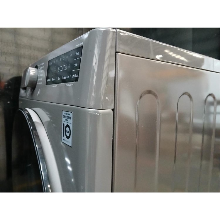 GRADE A2 - LG Series 4 Pro AI Direct Drive 10kg Wash 6kg Dry 1400rpm Washer Dryer - Graphite