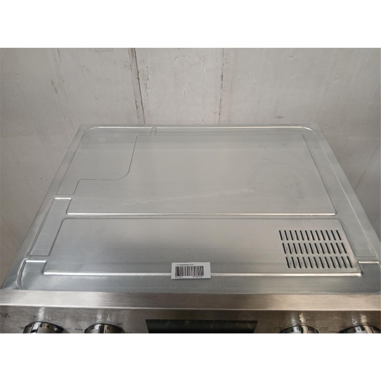 GRADE A2 - Hotpoint DIH10DIX Built-In Electric Double Oven - Stainless Steel  