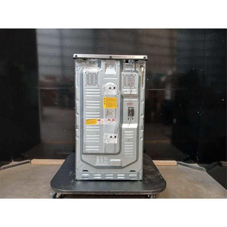 GRADE A2 - Indesit 50cm Dual Fuel Cooker - Stainless Steel
