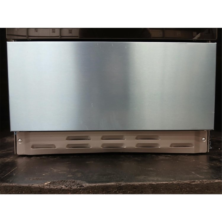 GRADE A2 - Indesit 50cm Dual Fuel Cooker - Stainless Steel