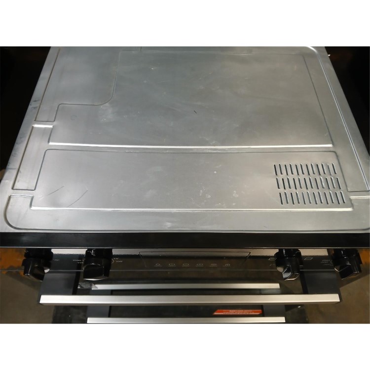 GRADE A2 - Indesit DUI10DB Electric Built Under Double Oven - Black  