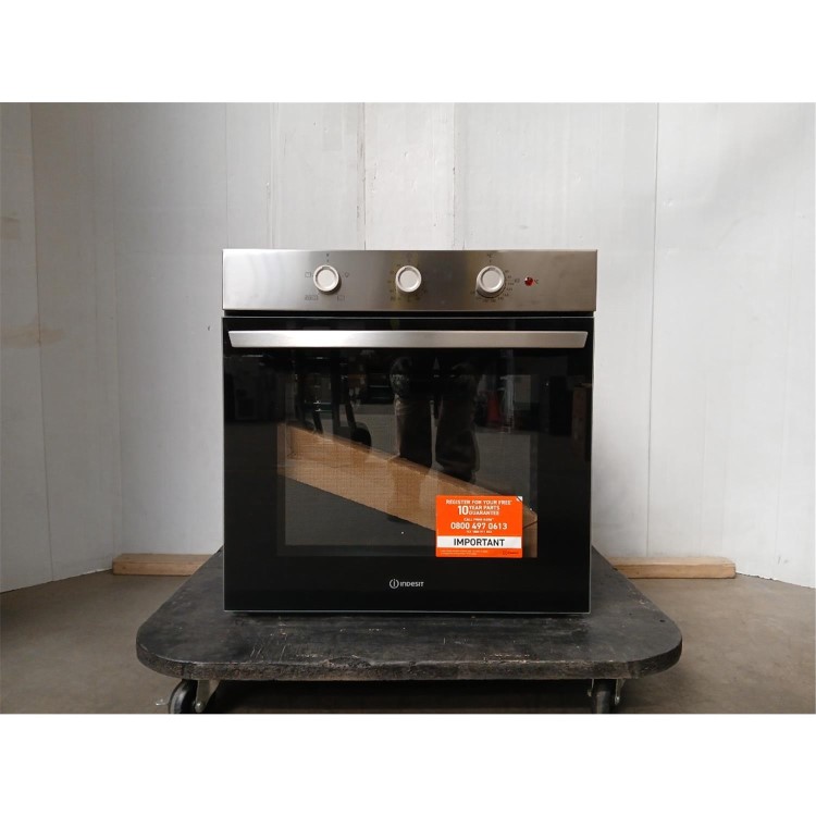 Refurbished Indesit IO232HXUK Electric Conventional Single Oven - Stainless Steel