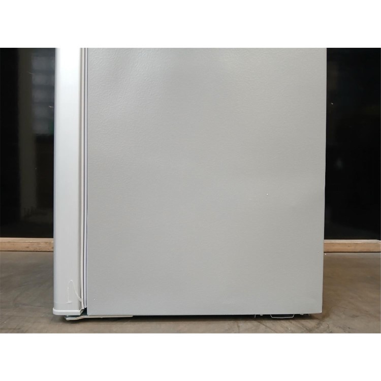 GRADE A2 - electriQ 80 Litre Under Counter Freestanding Fridge Freezer - Silver