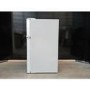 GRADE A2 - electriQ 80 Litre Under Counter Freestanding Fridge Freezer - Silver