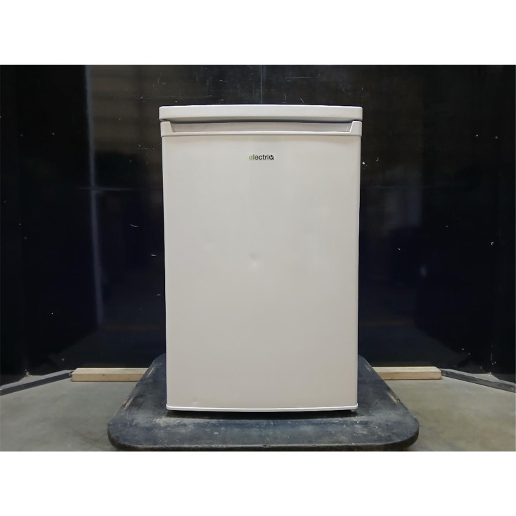 GRADE A2 - electriQ 109 Litre Freestanding Under Counter Fridge with Ice Box - White