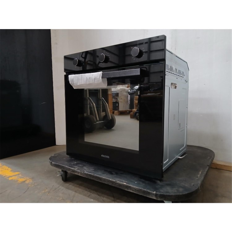 GRADE A2 - electriQ Electric Fan Assisted Oven - Black