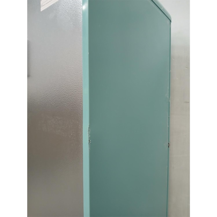 GRADE A2 - electriQ 153 Litre 60/40 Retro Freestanding Fridge Freezer - Blue Total No Frost