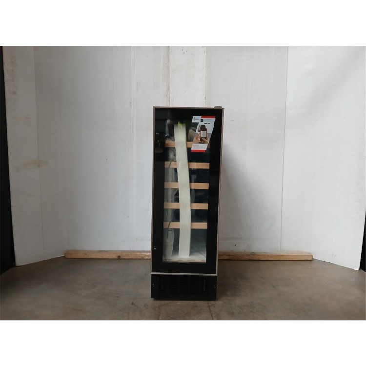 Refurbished Hoover 19 Bottle Capacity Single Zone 30cm Wine Cooler - Black