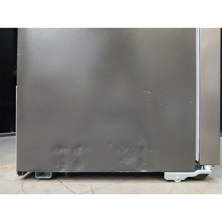 GRADE A2 - electriQ 513 Litre Side-by-Side American Fridge Freezer – Stainless Steel