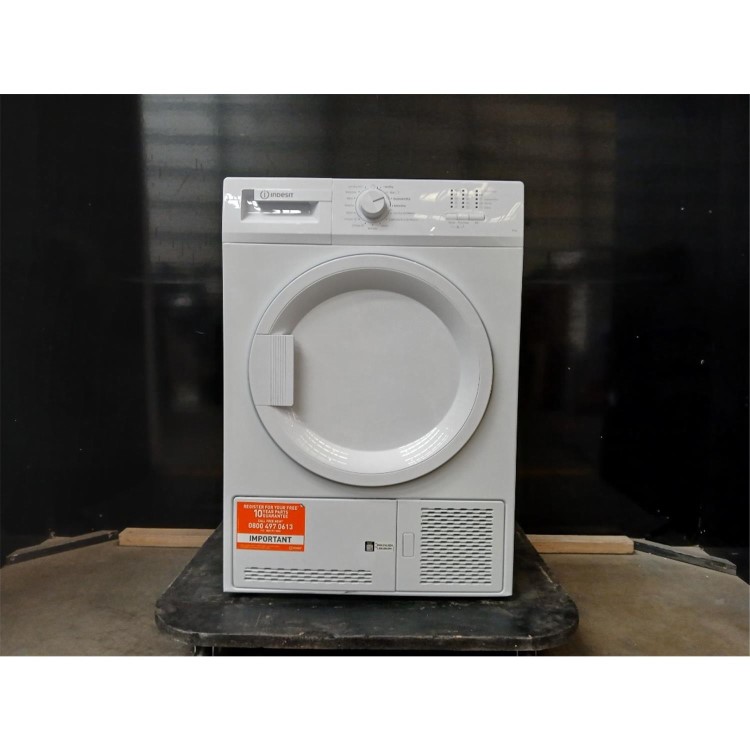 GRADE A2 - Indesit 8kg Condenser Tumble Dryer - White