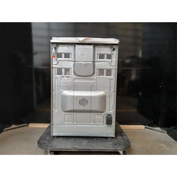 Refurbished electriQ 60cm Dual Fuel Cooker - Stainless Steel