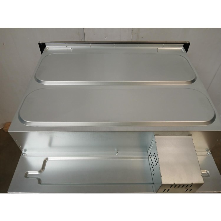 GRADE A2 - electriQ Fan Assisted Single Oven with Side Opening Door - Stainless Steel