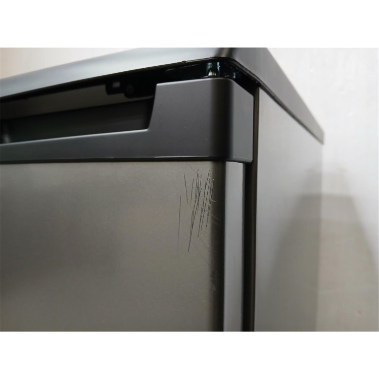 GRADE A2 - Hotpoint 128 Litre Freestanding Under Counter Larder Fridge - Grey