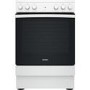 Refurbished Indesit 60cm Electric Cooker With Ceramic Hob - White