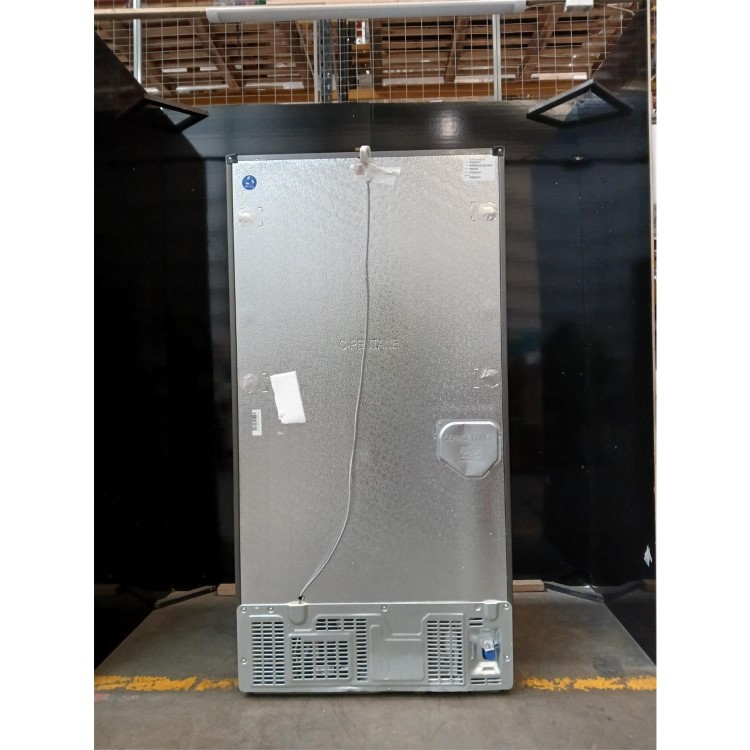 GRADE A2 - Hotpoint 565 Litre Four Door American Fridge Freezer - Dark Inox
