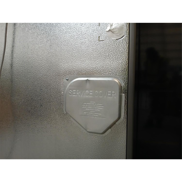 GRADE A2 - Hotpoint 565 Litre Four Door American Fridge Freezer - Dark Inox