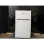 GRADE A2 - electriQ 80 Litre Under Counter Freestanding Fridge Freezer - White