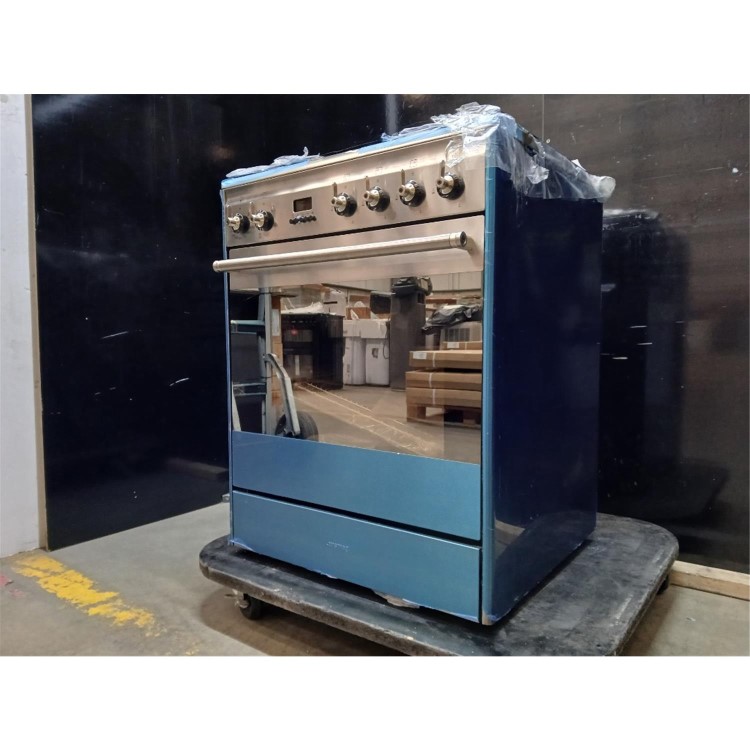 Refurbished Smeg Concert SUK61MX9 60cm Dual Fuel Cooker Stainless Steel