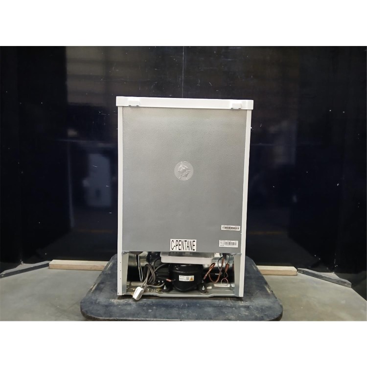 Refurbished electriQ 109 Litre Freestanding Under Counter Fridge with Ice Box - White