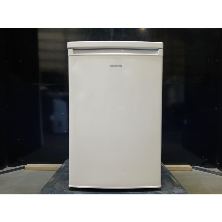 Refurbished electriQ 109 Litre Freestanding Under Counter Fridge with Ice Box - White