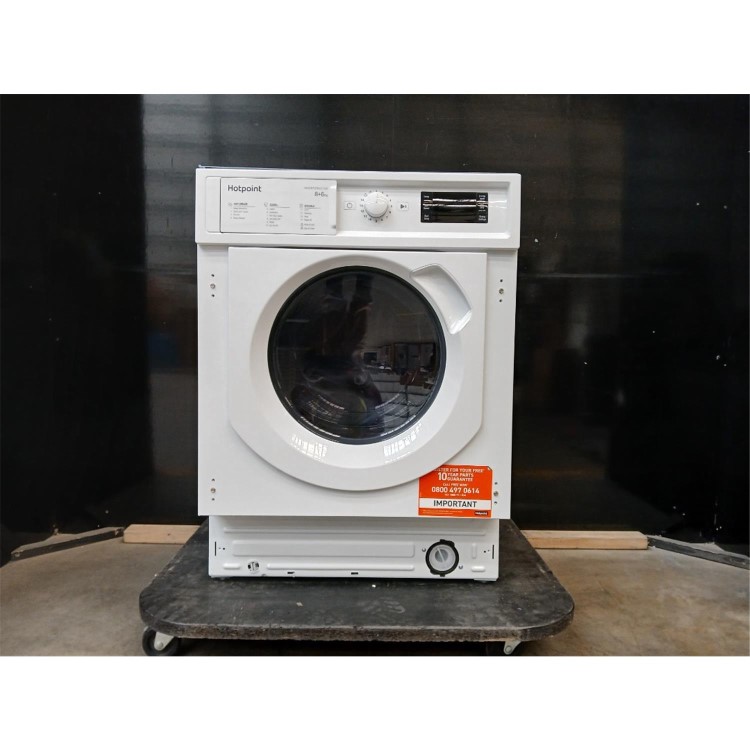 GRADE A2 - Hotpoint Anti-Stain 8kg Wash 6kg Dry Integrated Washer Dryer  - Quiet, Energy Saving -  White