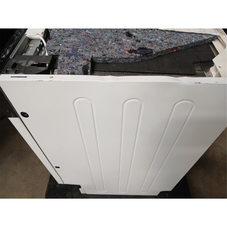GRADE A2 - Russell Hobbs Integrated Dishwasher - Silver Black control panel