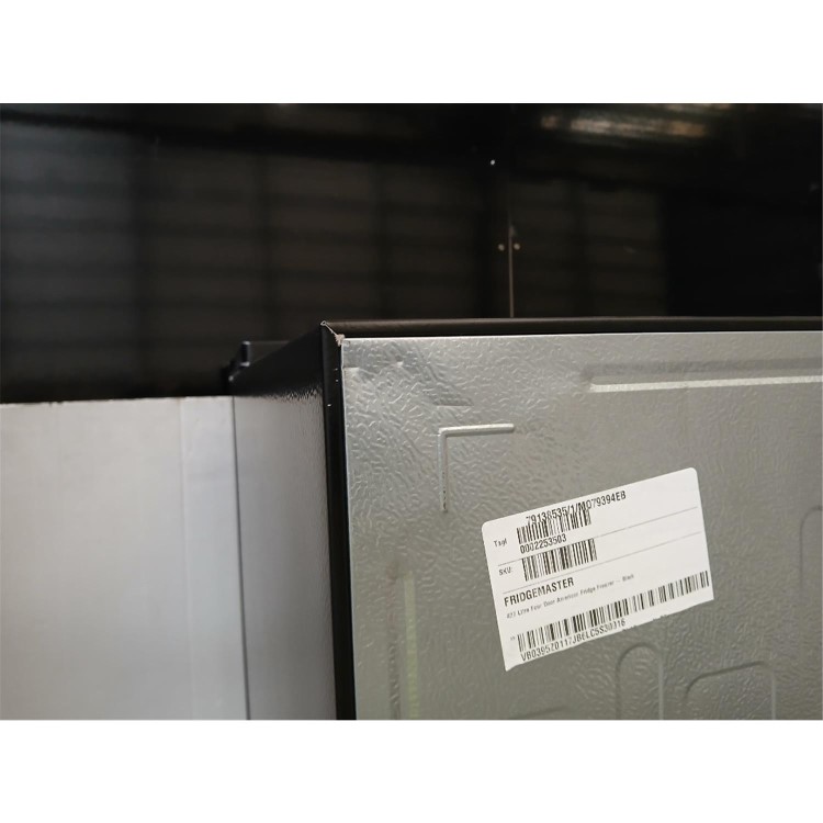 Refurbished Fridgemaster MQ79394EB 427 Litre Four Door American Fridge Freezer - Black