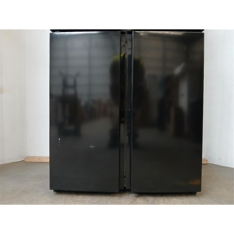 Refurbished Fridgemaster MQ79394EB 427 Litre Four Door American Fridge Freezer - Black
